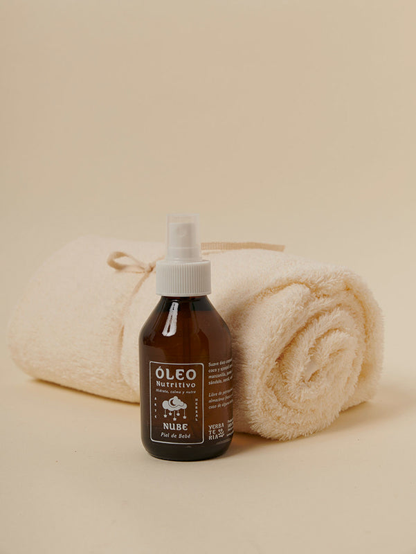 Baño de Bebé: Toalla + Óleo