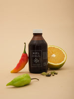 Miel Naranja, ají y cardamomo